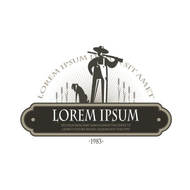 avcı. Vektör formatında