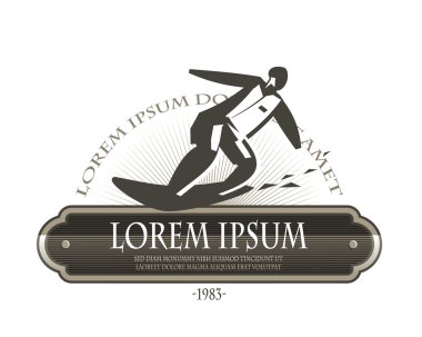 Spor sembolü. Vektör formatında