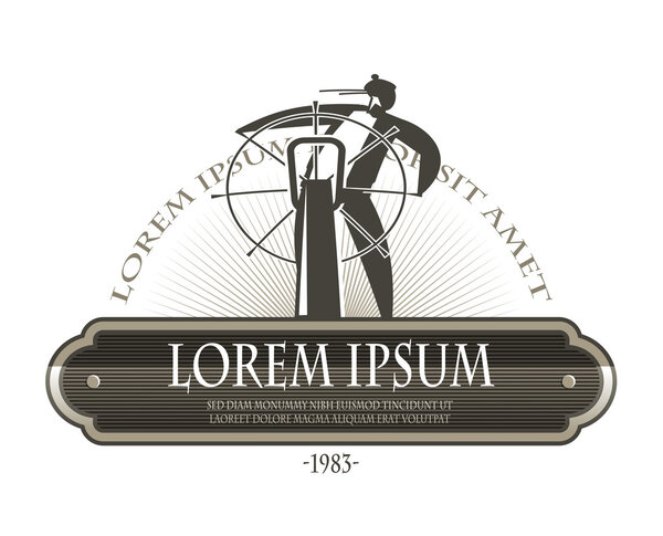 Sailor. Vector format