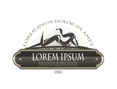 egzotik. Vektör formatında