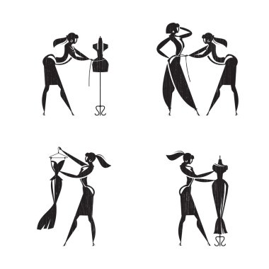 Simgeler terzilik. Vektör biçimi