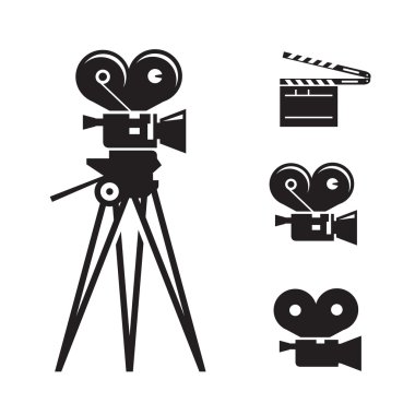 film kamera. Vektör formatında