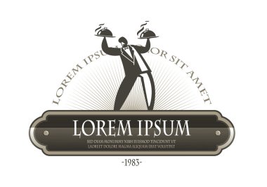 Garson. Vektör formatında