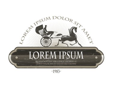 at araç. Vektör formatında