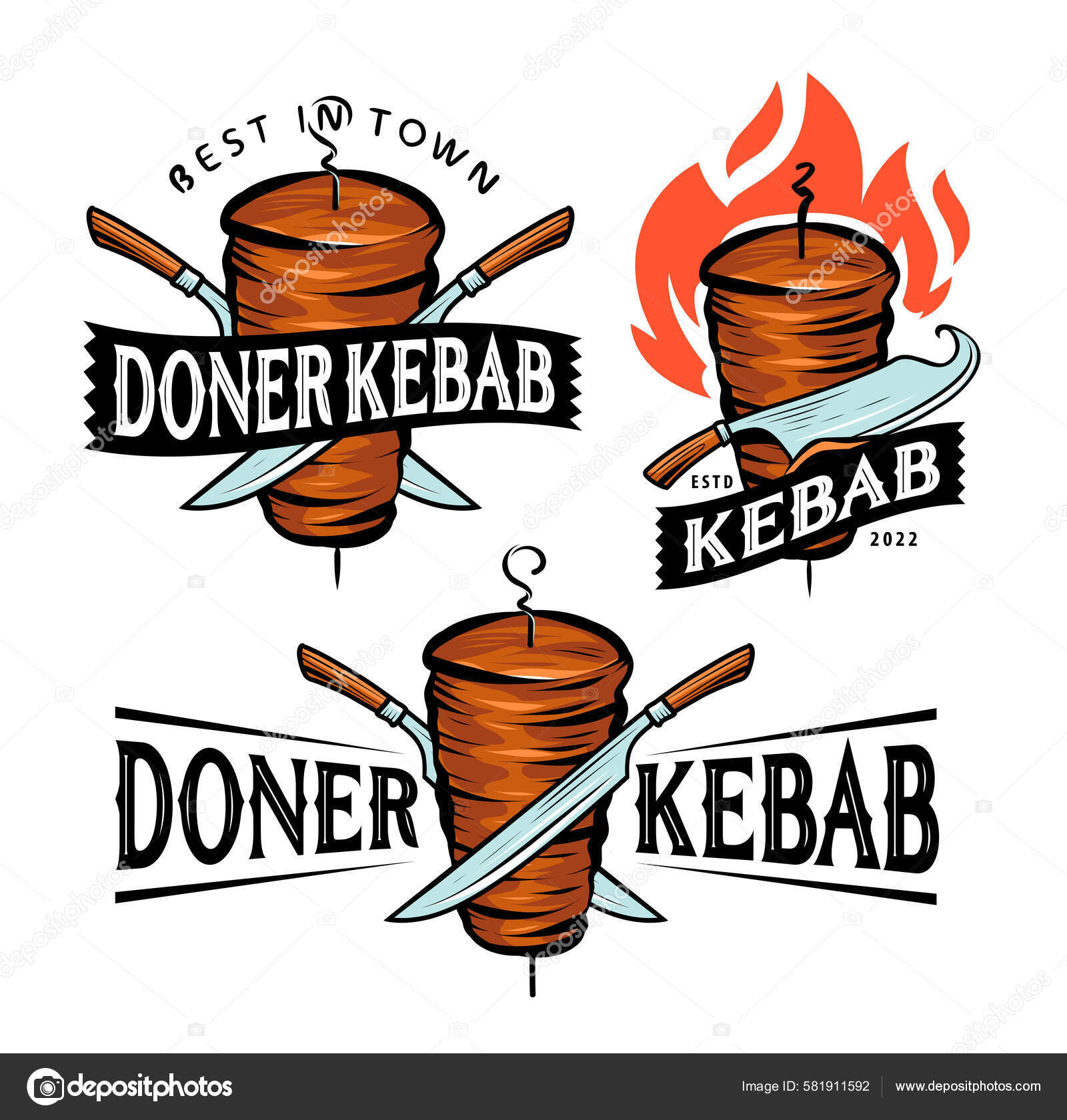 Kebap Duftbaum Kebab Döner Grillfleisch Lustig' Untersetzer