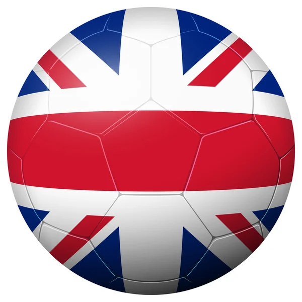 Futbol futbol - ülke İngiltere bayrağı — Stok Vektör