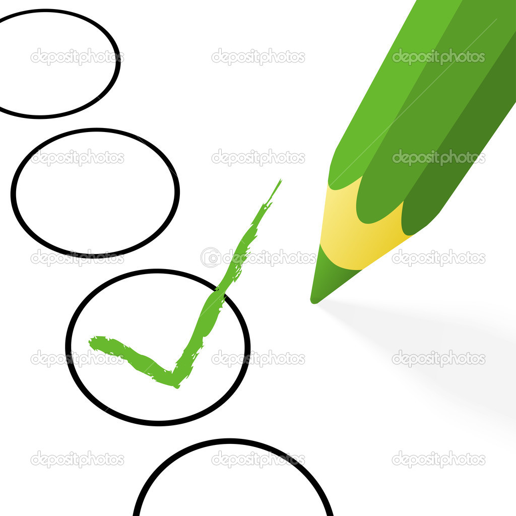 Choice: green pencil with hook