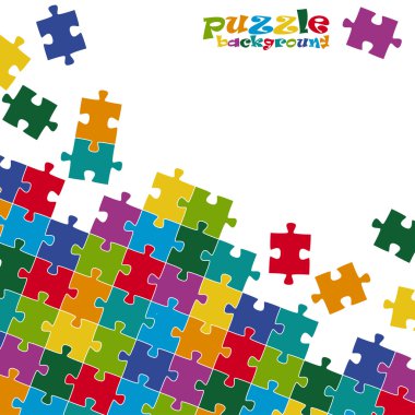 adet arka plan renkli puzzle