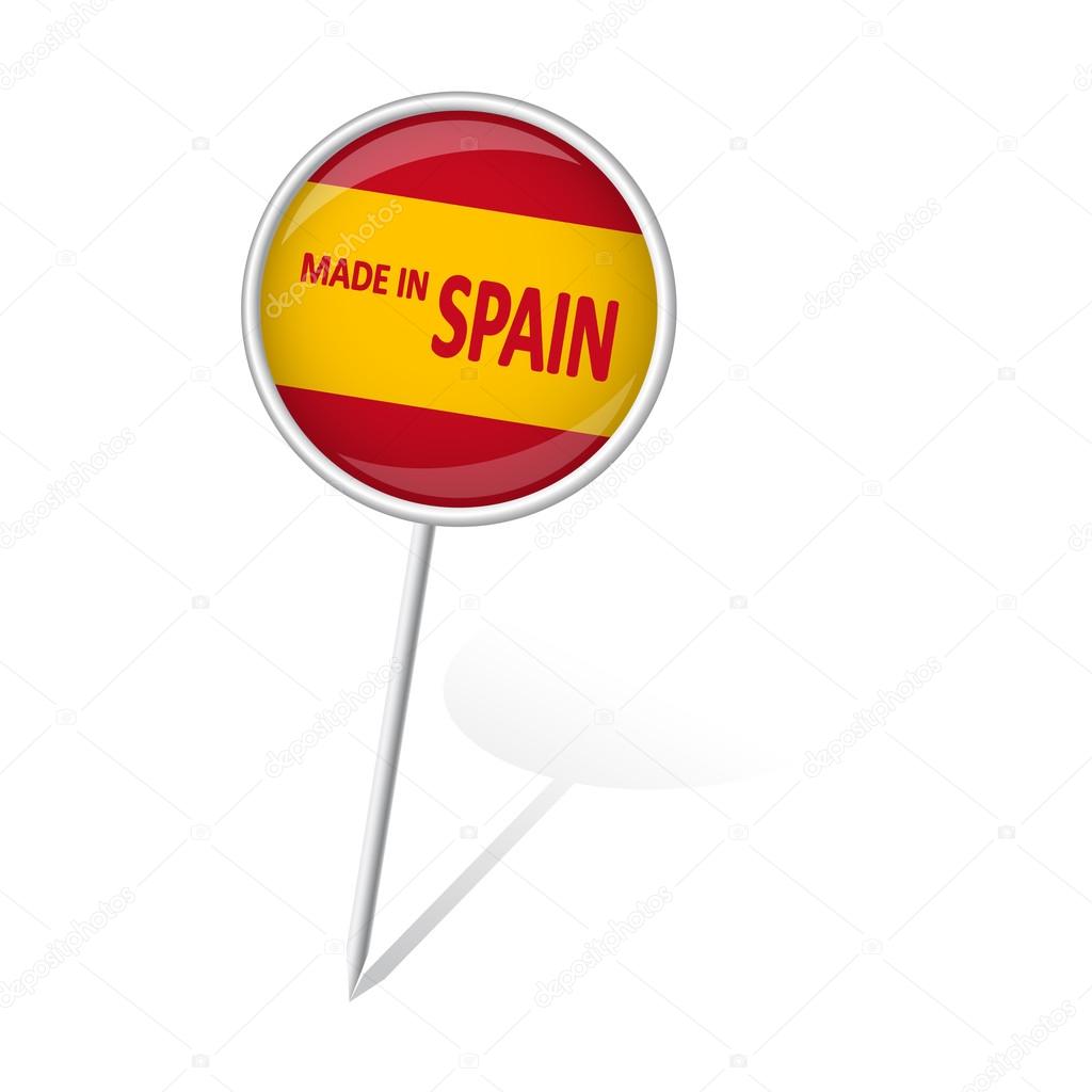 Pin round - MADE IN SPAIN