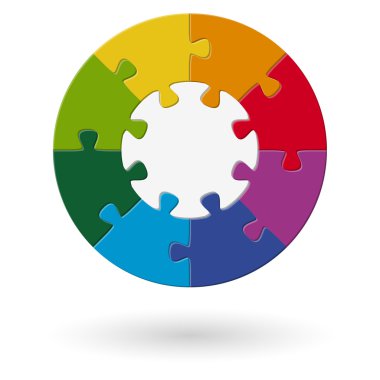 Bulmaca yuvarlak - 8 seçeneği ile baz