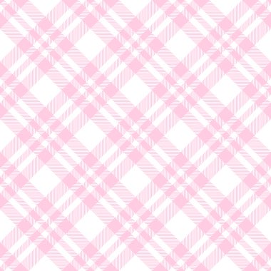 Damalı masa örtüsü modeli sonsuz - pembe