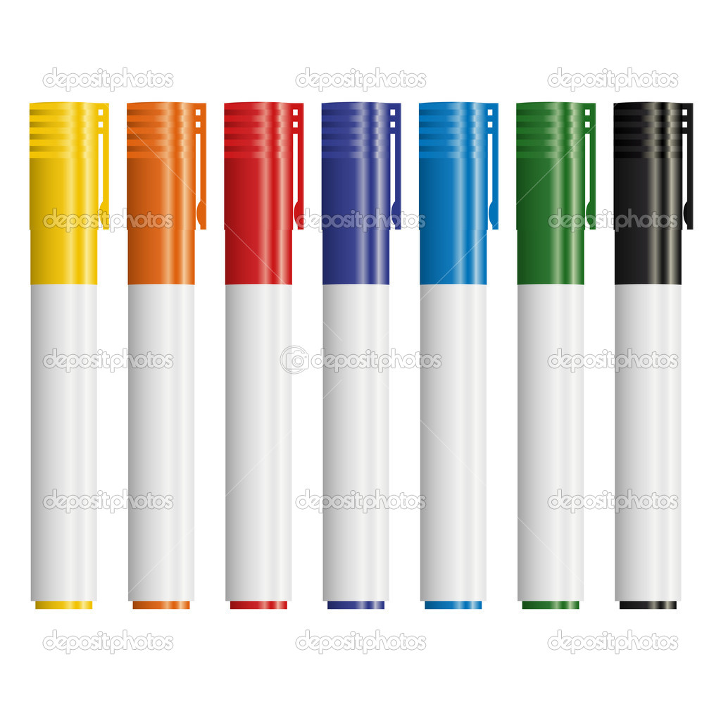 Highlighters closed - colorful