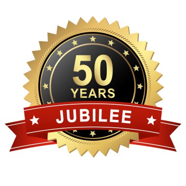 Jubilee düğme banner - 50 yıl