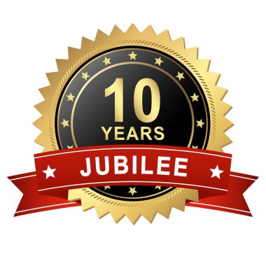 Jubilee düğme banner - 10 yıl