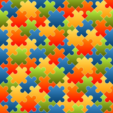 puzzle parçaları arka planı renkli - sonsuz