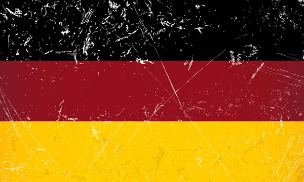Grunge flagga land - Tyskland — Stock vektor