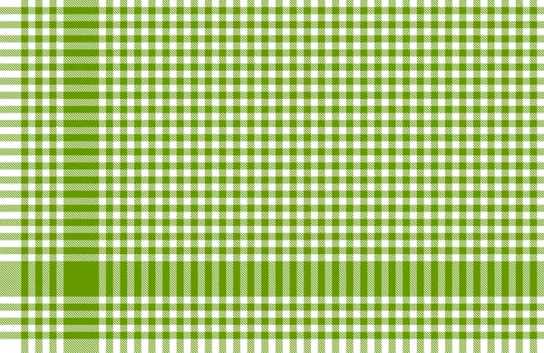 Checkered tablecloths pattern green — Stock Vector