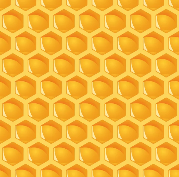 Honeycomb fundo interminável —  Vetores de Stock