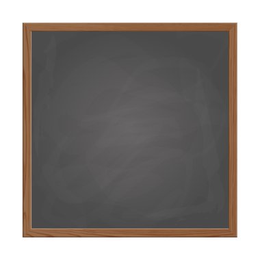 kayrak blackboard ile ahşap çerçeve gri