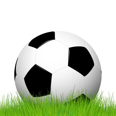 Futbol çim üzerinde yalan