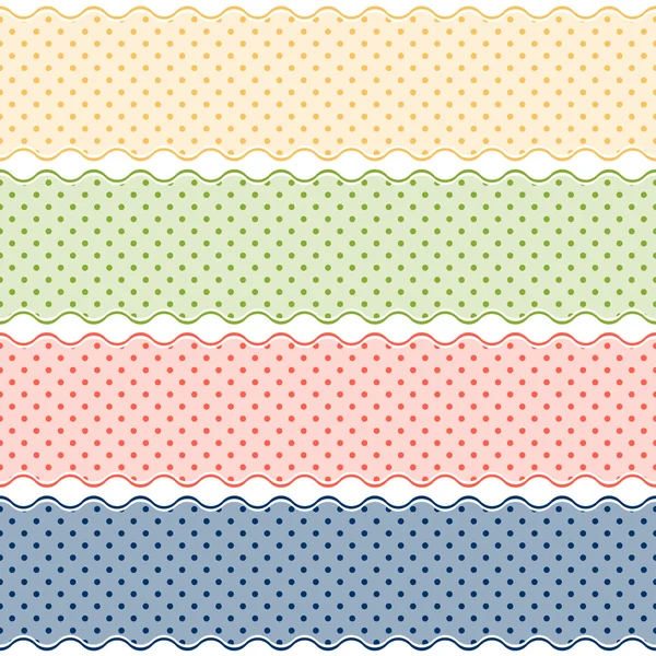 Banner pekade mönster - oändliga — Stock vektor
