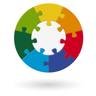 Bulmaca yuvarlak - 7 seçenekleri ile baz