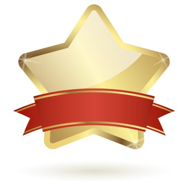 Golden star ile kırmızı bayrak