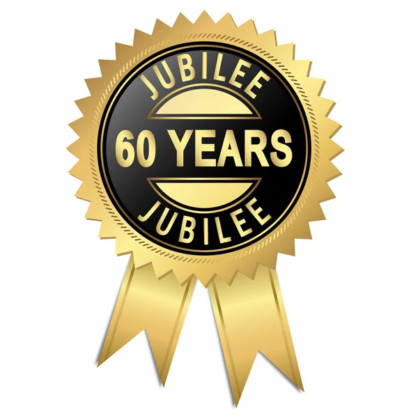 Jubilee - 60 years — Stock Vector