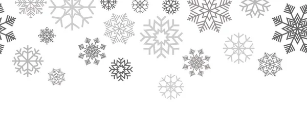 Eps Vektordatei Die Weihnachtszeit Schneesternchen Nahtlosen Hintergrund Farbig Grau Und — Stockvektor