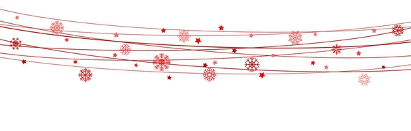 Plik Wektorowy Eps Pokazujący Płatki Śniegu Strunach Tła Boże Narodzenie — Wektor stockowy