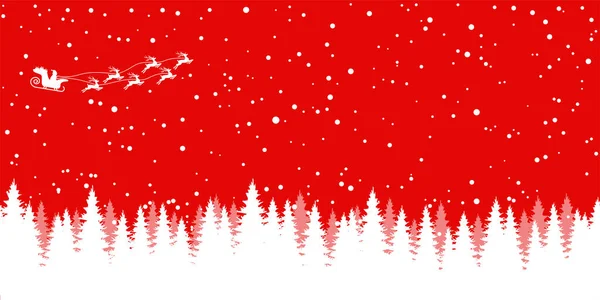 Eps Векторный Файл Показывающий Время Рождества Природный Пейзаж Фон Снежными — стоковый вектор