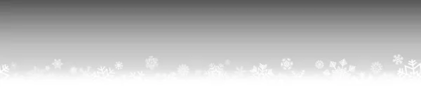 Eps Vector File Snow Flakes Bottom Abstract Fall Snow Silver — 스톡 벡터