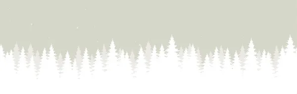Eps Vektor Datei Die Weihnachten Natur Landschaft Hintergrund Mit Schneefeldern — Stockvektor