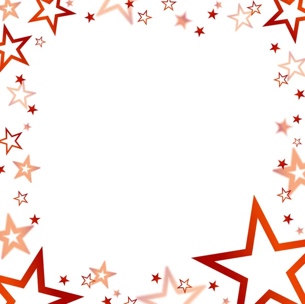 Eps Vektor Datei Mit Rot Gefärbten Sternen Für Weihnachtswerbung Quadratischen — Stockvektor