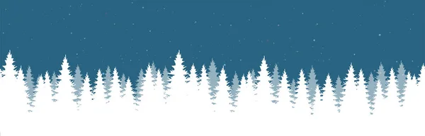 Archivo Vectorial Eps Que Muestra Paisaje Natural Navidad Con Campos — Vector de stock