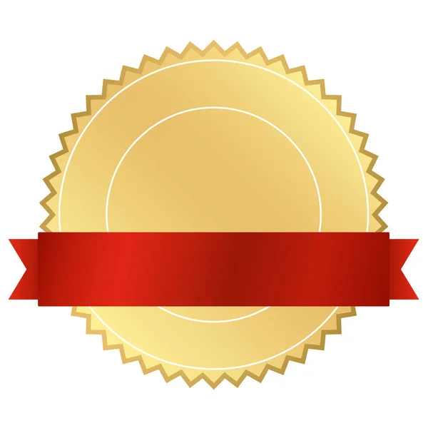 Золотий Сертифікат Червоним Прапором — стоковий вектор