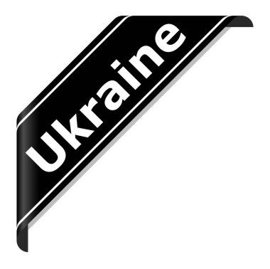 Rusya 2022 ile Ukrayna - DUR SAVAŞ - çatışması içeren siyah yas afişinin vektör illüstrasyonunu yapar