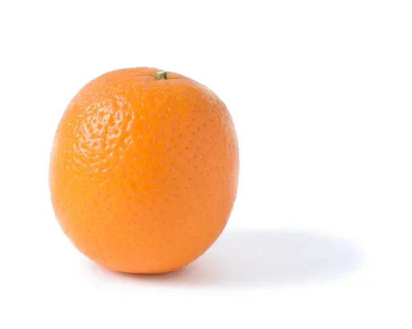 Mogen Orange Isolerad Vit Bakgrund Orange Trim Track — Stockfoto