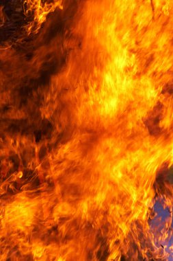 vahşi Kızıl alevler arka plan