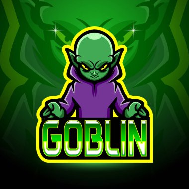 Goblin Esport logosu maskot tasarımı