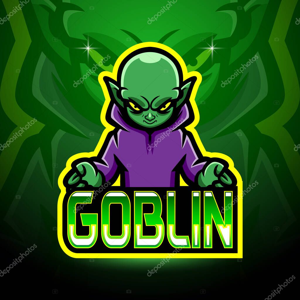 Goblin esport logo mascot design