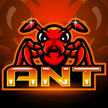 Karıncalar maskot esport logosu tasarımı