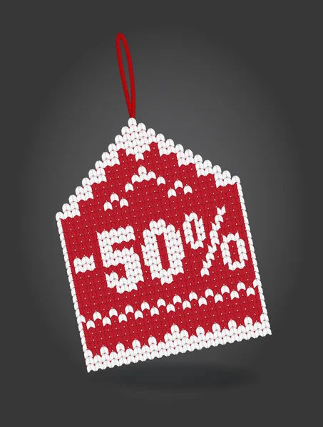 가격표에서 50% — 스톡 벡터