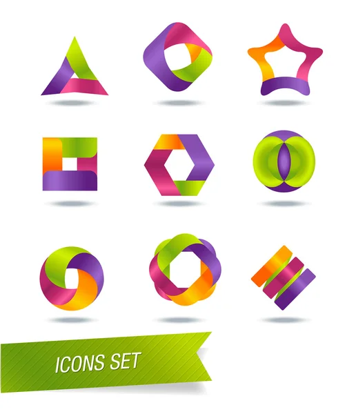 Ensemble d'icônes — Image vectorielle