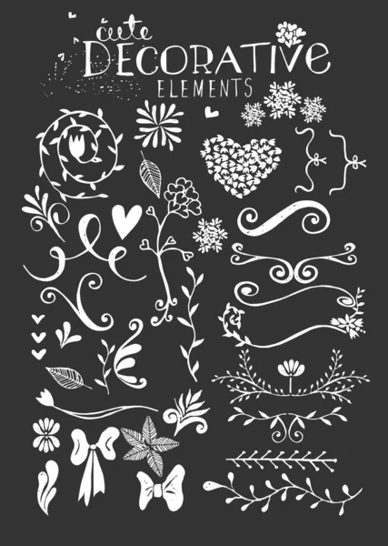 Ilustração floral vintage desenhada à mão Ilustrações De Stock Royalty-Free