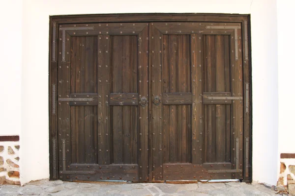 Wooden entrance — Stock Photo, Image