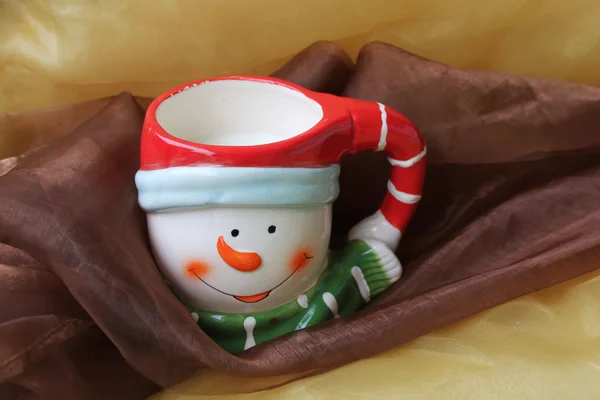 Рождественская чашка — стоковое фото