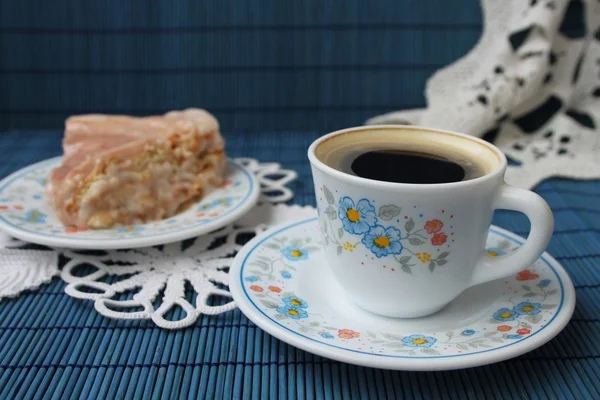 Kahve ve kek — Stok fotoğraf
