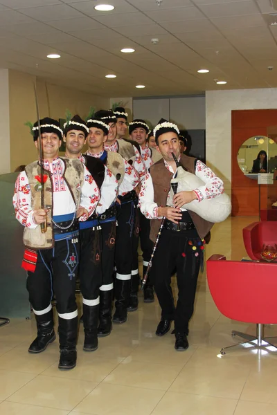 Bulgarian dancers — Stock Photo, Image