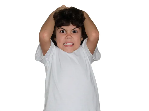 Angry child — Stock Photo, Image